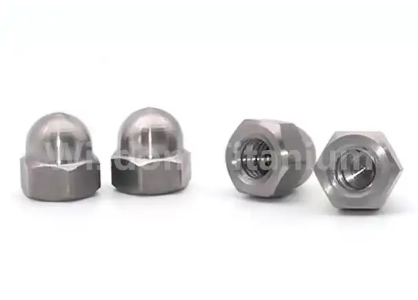 titanium acorn nuts